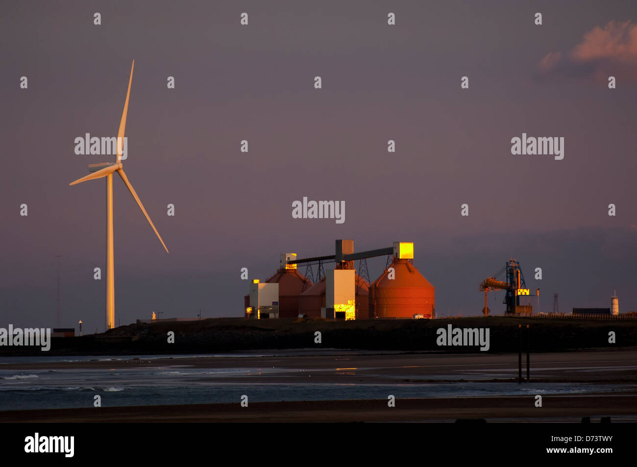 Silos per il grano Foto Stock