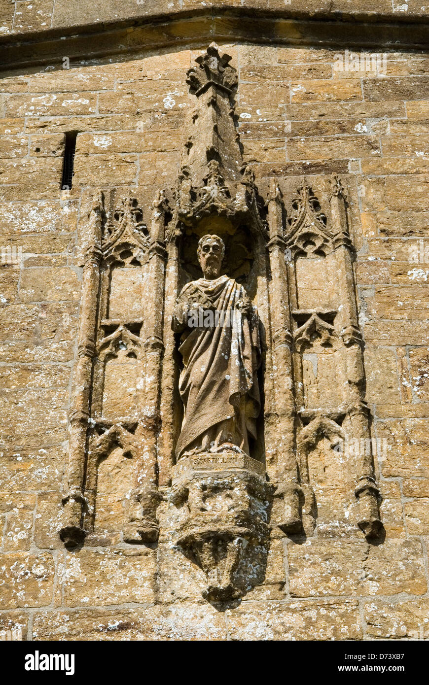 San Bartolomeo all'esterno di San Bartolomeo la Chiesa Crewkerne Somerset REGNO UNITO HOMER SYKES Foto Stock