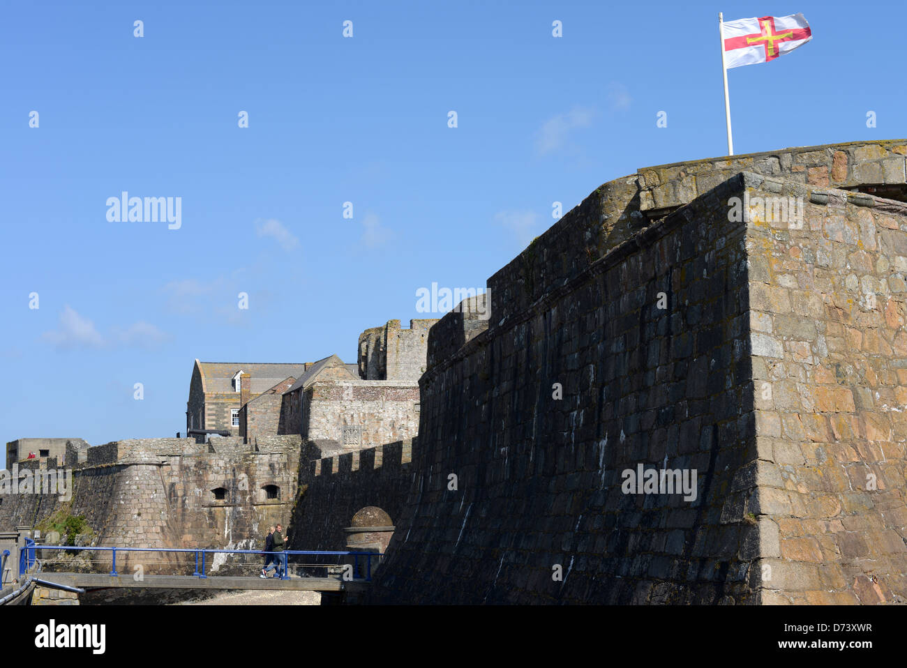 Castle Cornet, St Peter Port Guernsey, Isole del Canale, GB Foto Stock