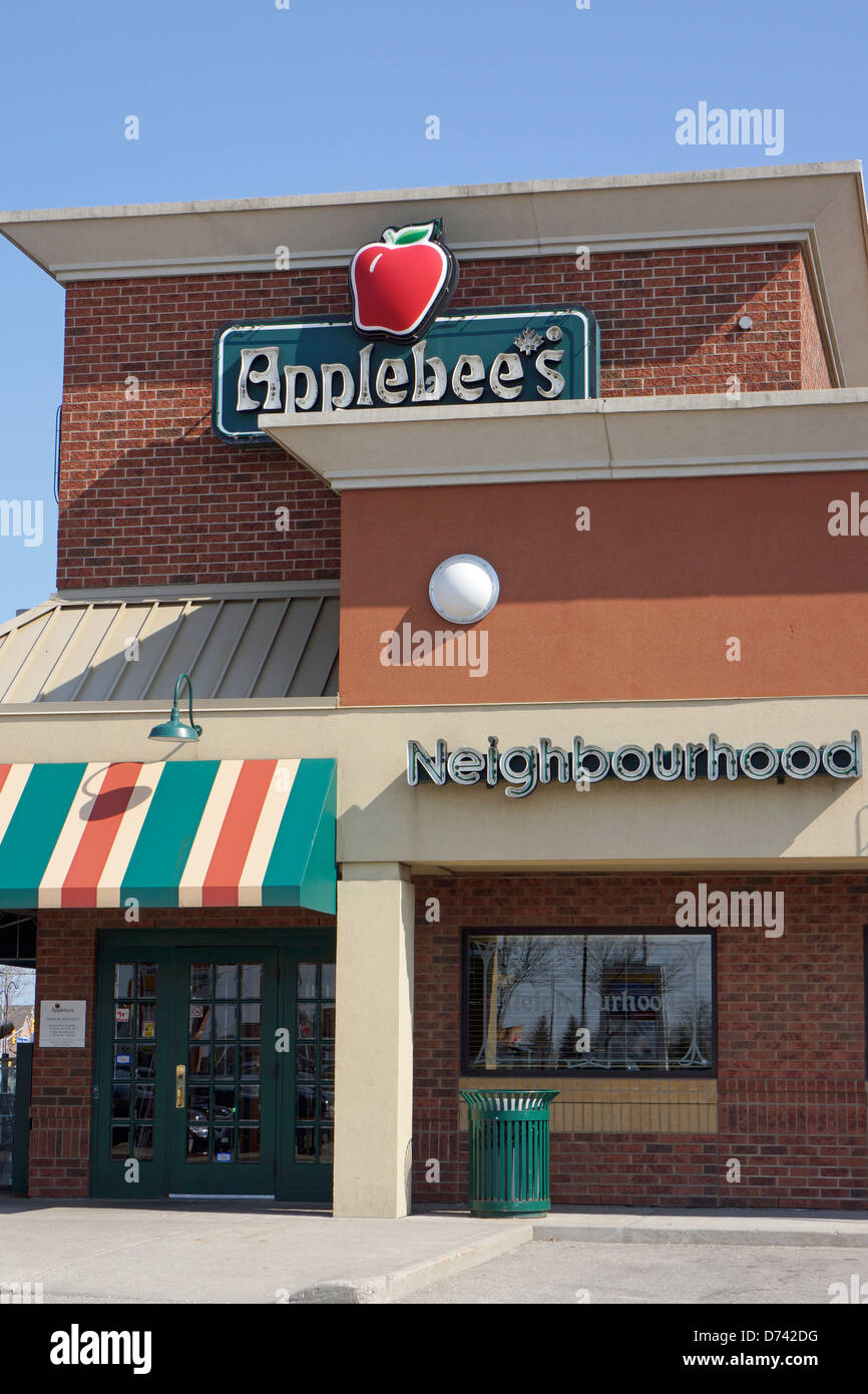 Applebee's Ristorante Bar e Grill, Ontario, Canada Foto Stock