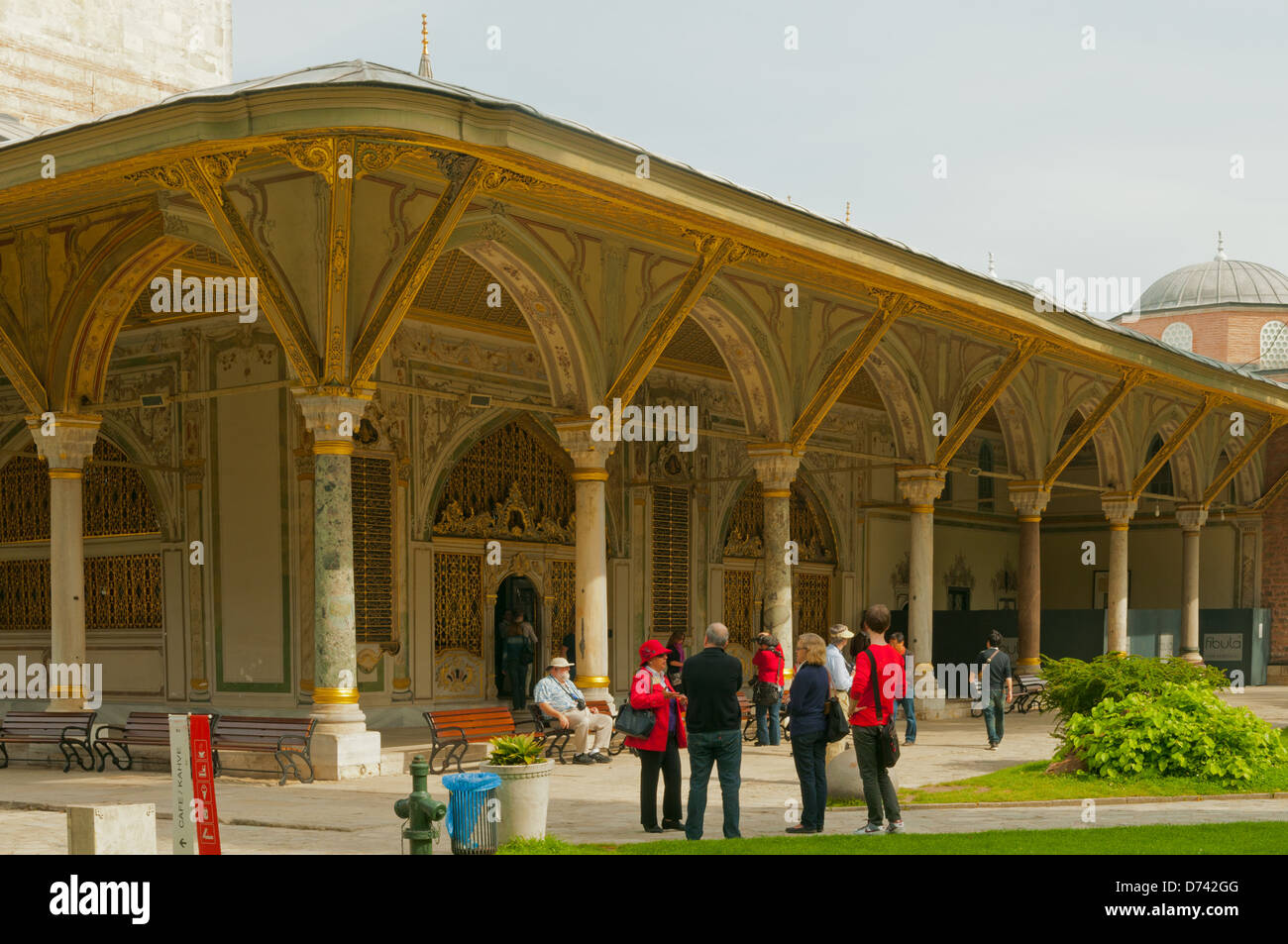 Imperial Consiglio Hall, il palazzo di Topkapi, Sultanahmet, Istanbul, Turchia Foto Stock