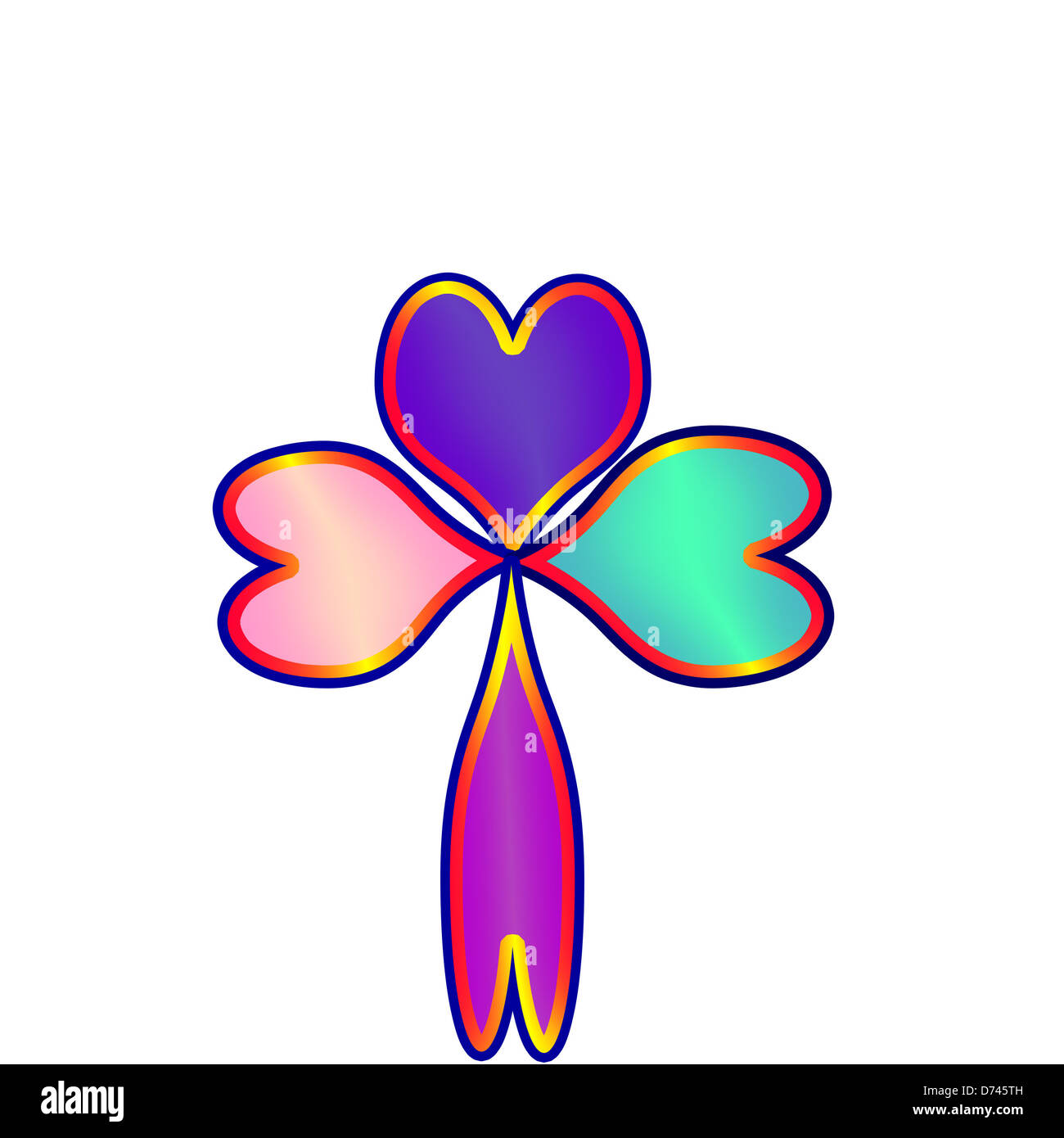 Questo modello del cuore per la progettazione Foto Stock