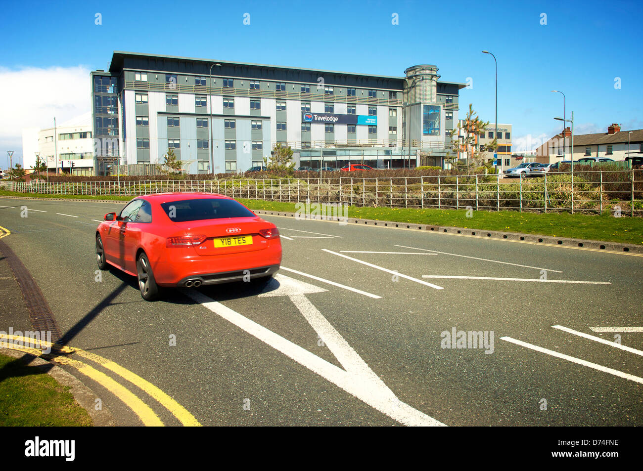 Il Travelodge,South Shore,Blackpool Foto Stock