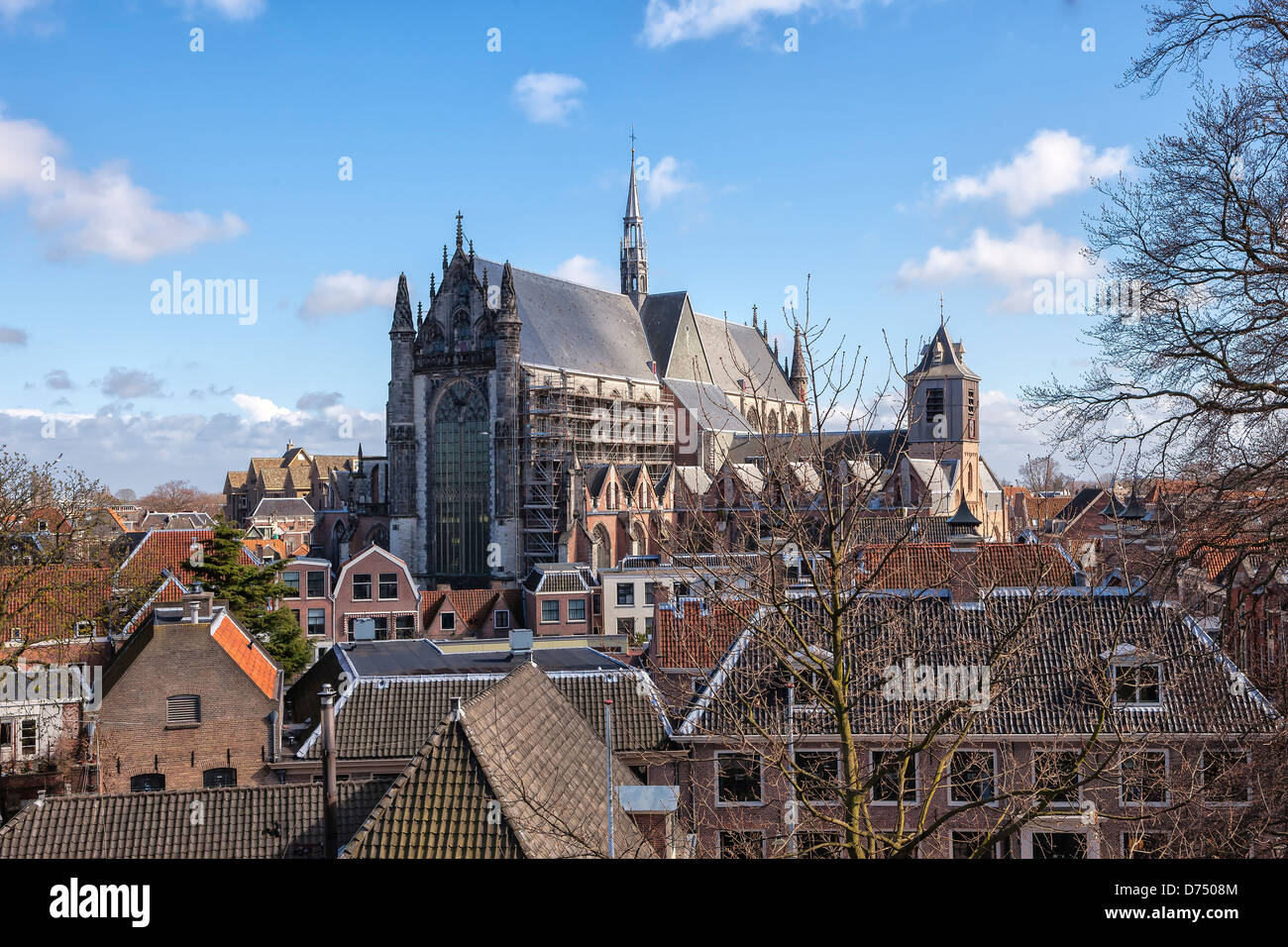 Hooglandse Kerk in Leiden, Olanda meridionale, Paesi Bassi Foto Stock