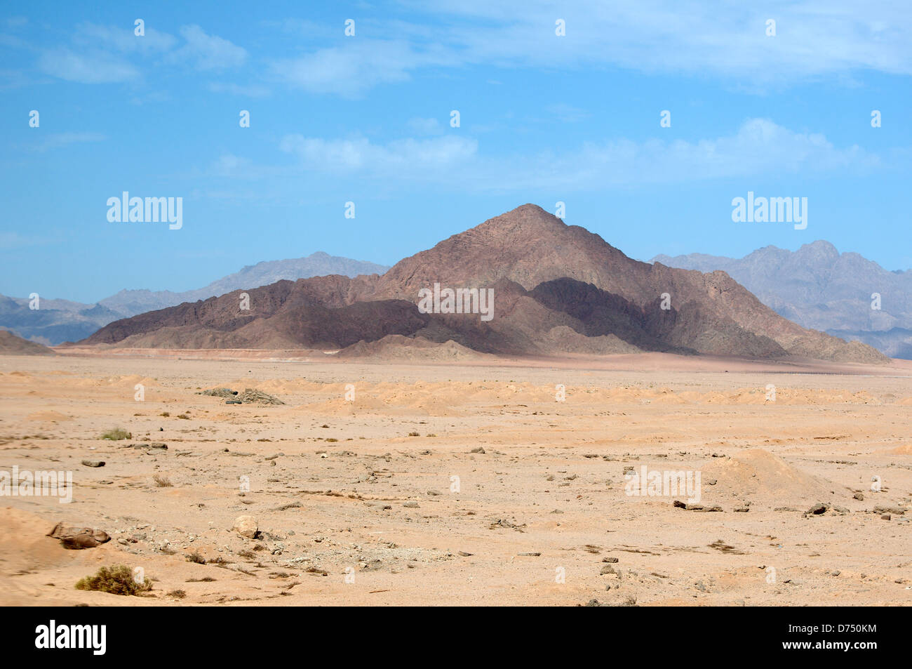 Monti del Sinai Penisola del Sinai, Egitto Foto Stock