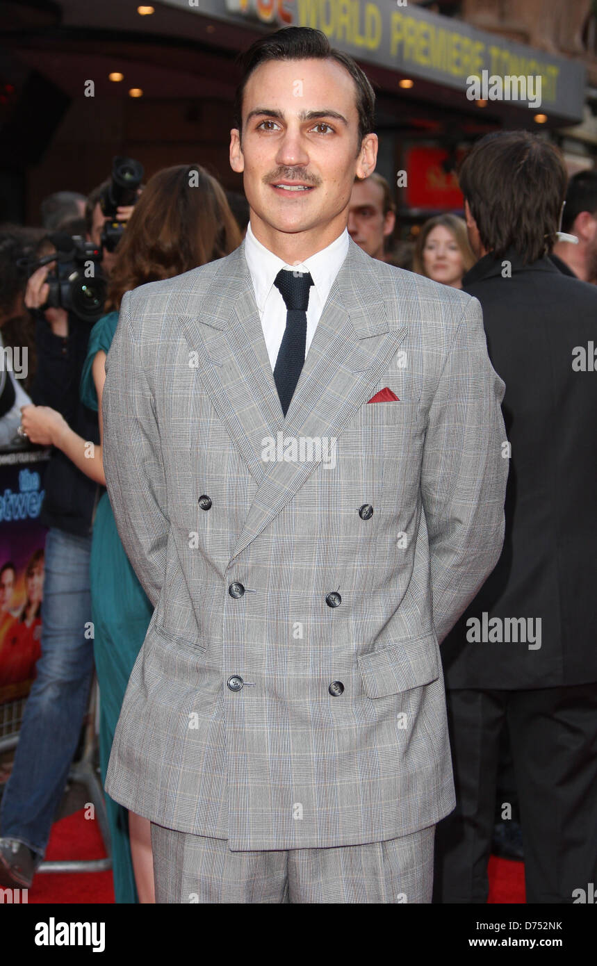 Henry Lloyd Hughes " Inbetweeners film' premiere tenutasi presso la Vue West End arrivi - Londra, Inghilterra - 16.08.11 Foto Stock