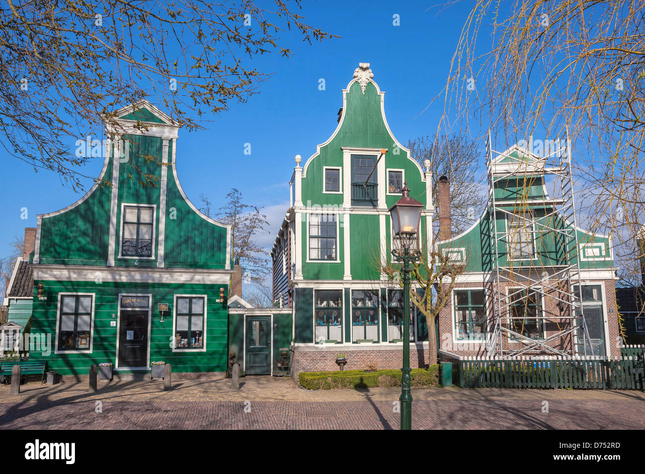 Zaanse Schans, Zaandam, North Holland, Paesi Bassi Foto Stock