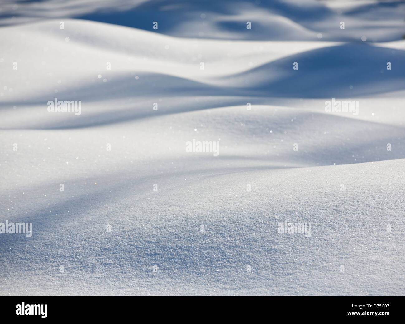 Le rive morbide a Winter , Finlandia Foto Stock