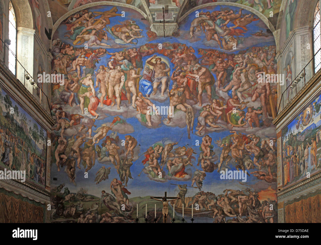 Un Dipinto Come Il Giudizio Universale Di Michelangelo Il Giudizio Universale di Michelangelo alla Cappella Sistina, Vaticano
