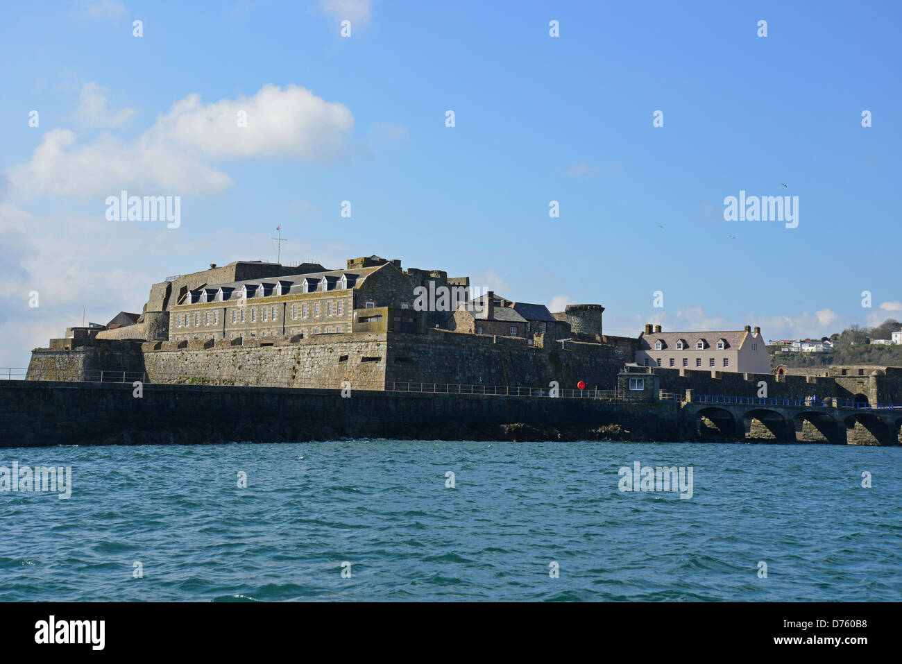 Castle Cornet, Saint Peter Port Guernsey, il Baliato di Guernsey, Isole del Canale Foto Stock