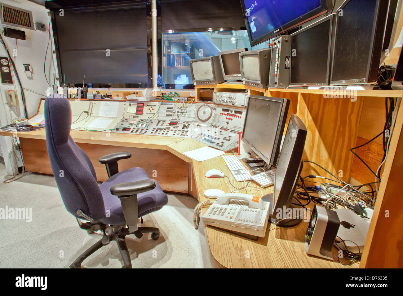 Sala di controllo, Mayall 4 metri di telescopio ottico. Foto Stock