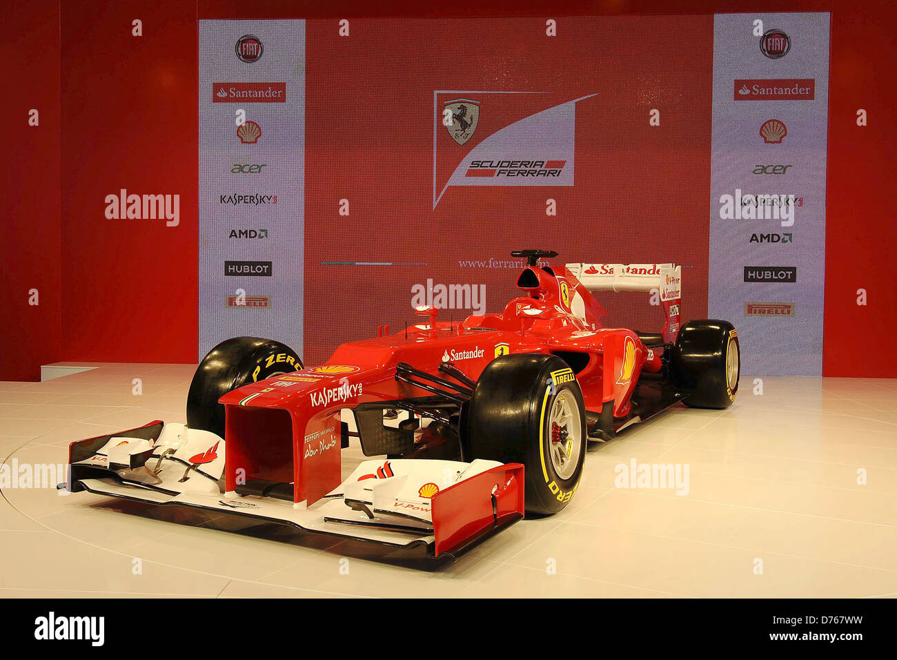 F1 - Formula Uno - Team Ferrari e auto Presentazione - Fiorano Italia - 06.02.12 Foto Stock