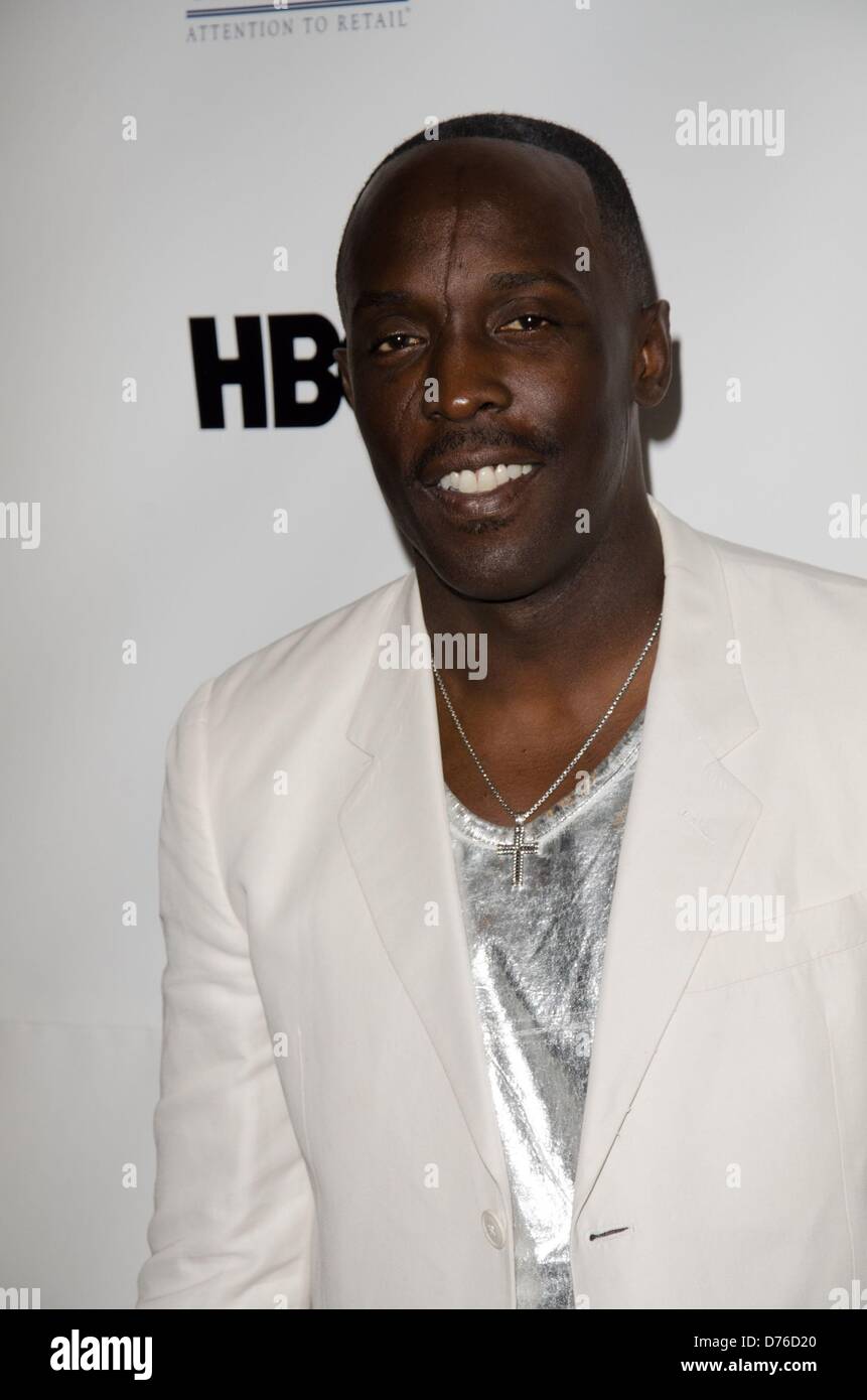 Michael K. Williams presso gli arrivi per gli attori annuale del Fondo di Gala, Marriott Marquis Hotel, New York, NY, 29 aprile 2013. Foto di: Eric Reichbaum/Everett Collection Foto Stock