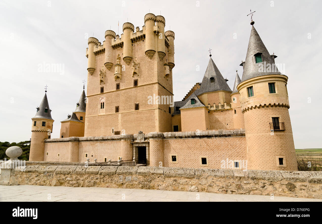 Alcazar di Segovia, Spagna Foto Stock