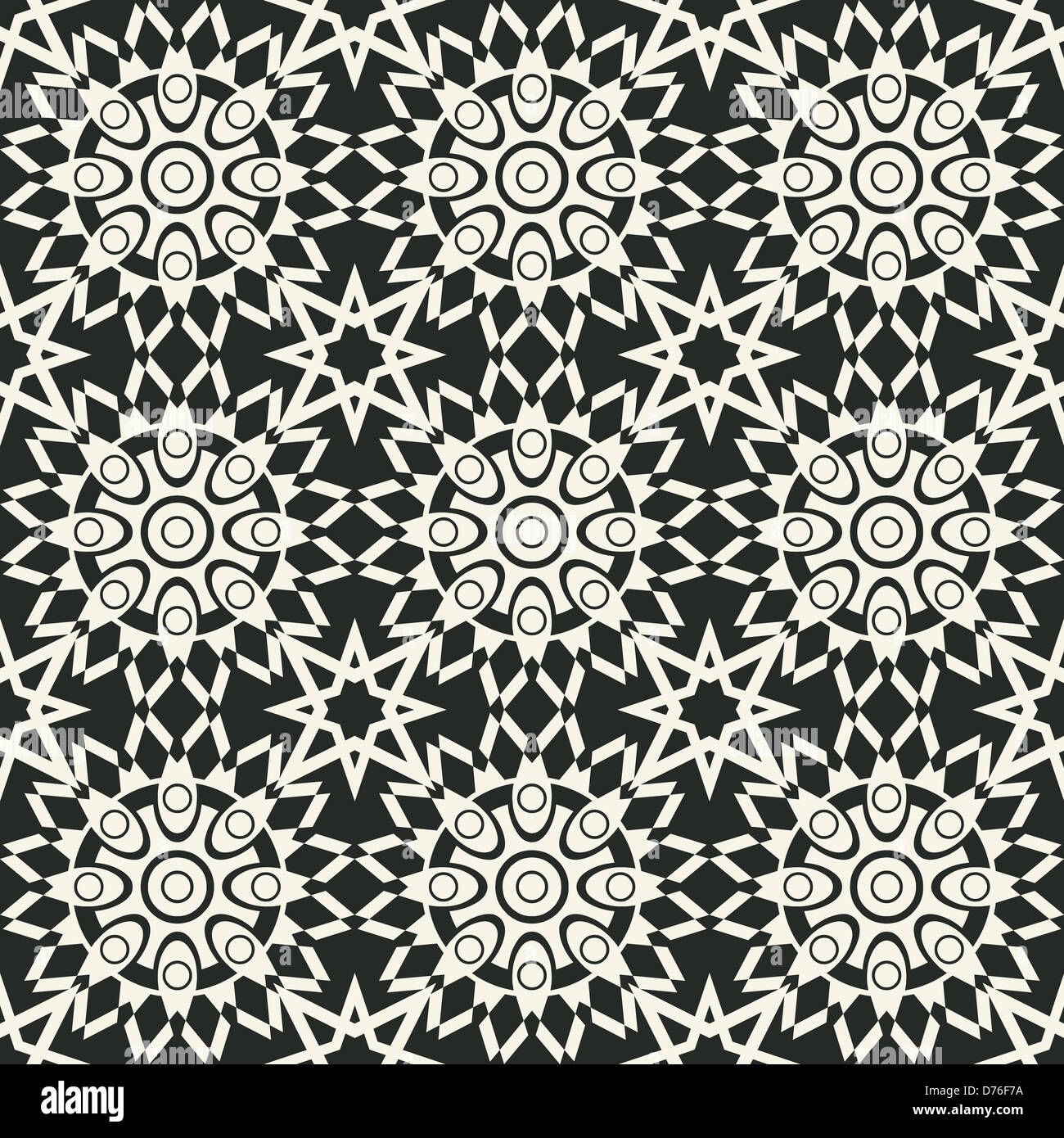 Ornate seamless pattern, abstract sfondo floreale Foto Stock