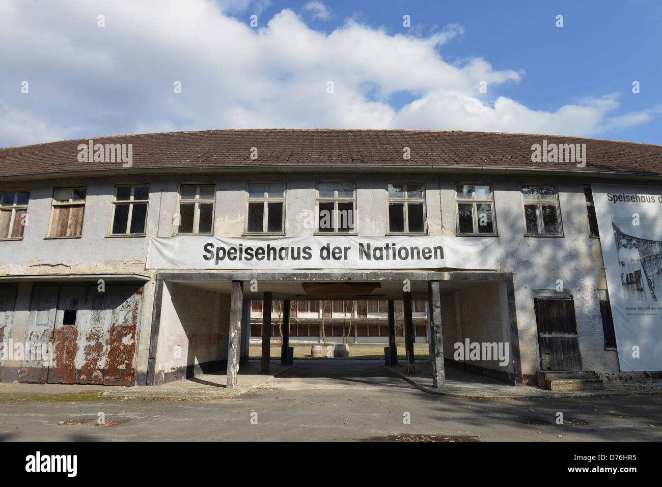 Casa alimentare delle Nazioni villaggio olimpico Elstal Brandenburg Foto Stock