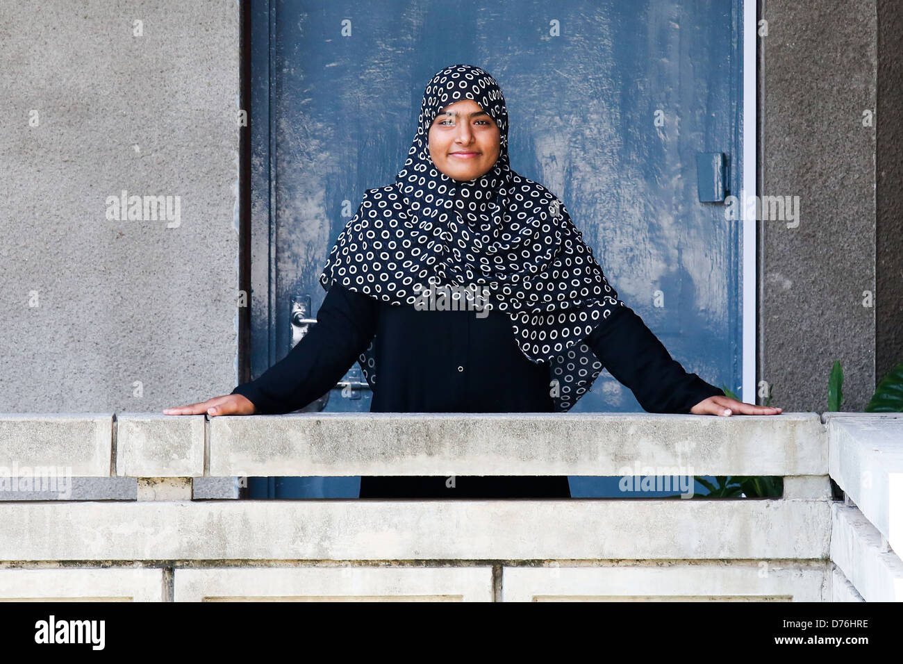 Noshia Nawaz, studente universitario a QAU, Quaid i Azam University, Islamabad, Pakistan Foto Stock