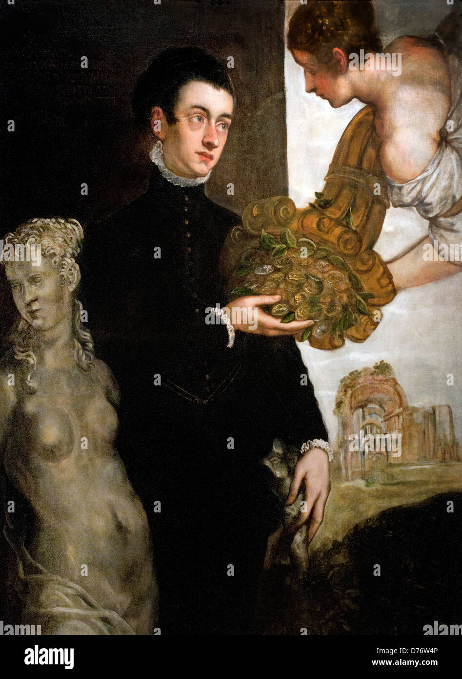 Ottavio strada 1567 Venezia Tintoretto ( Jacopo Comin ) 1518 - 1594) pittore italiano scuola rinascimentale Italia ) Jacopo ROBUSTI Foto Stock