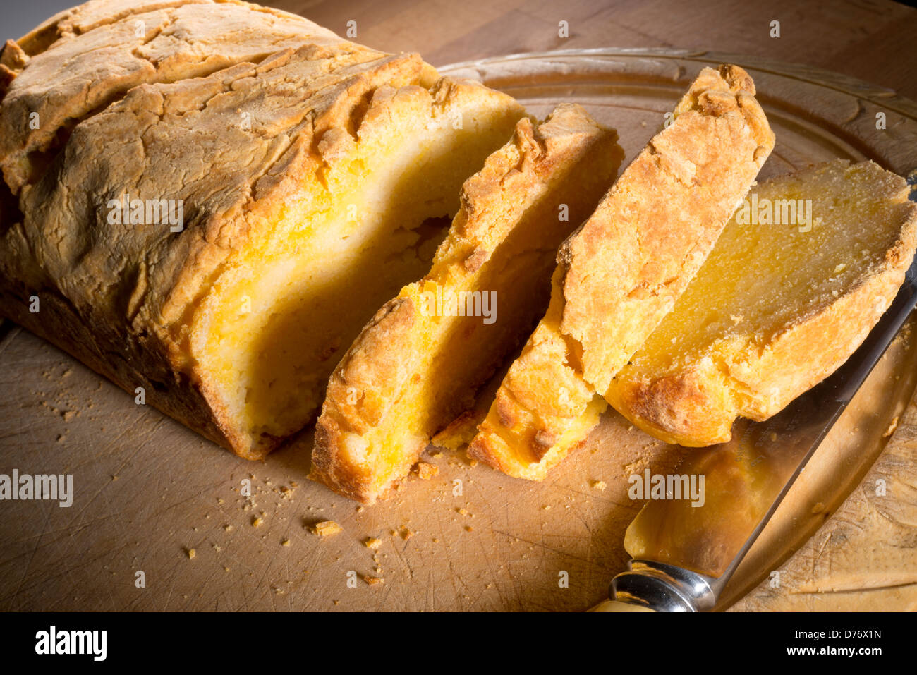 Libero di frumento, glutine pagnotta di pane Foto Stock