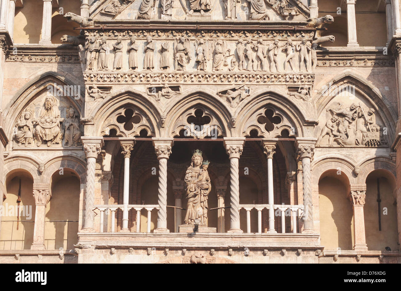 Italia Emilia Romagna Ferrara Duomo Foto Stock