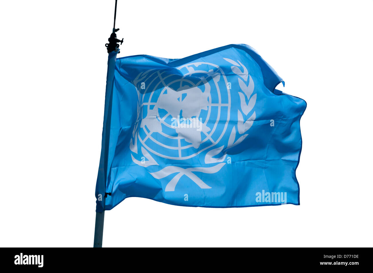 Bandiera delle nazioni unite Foto Stock