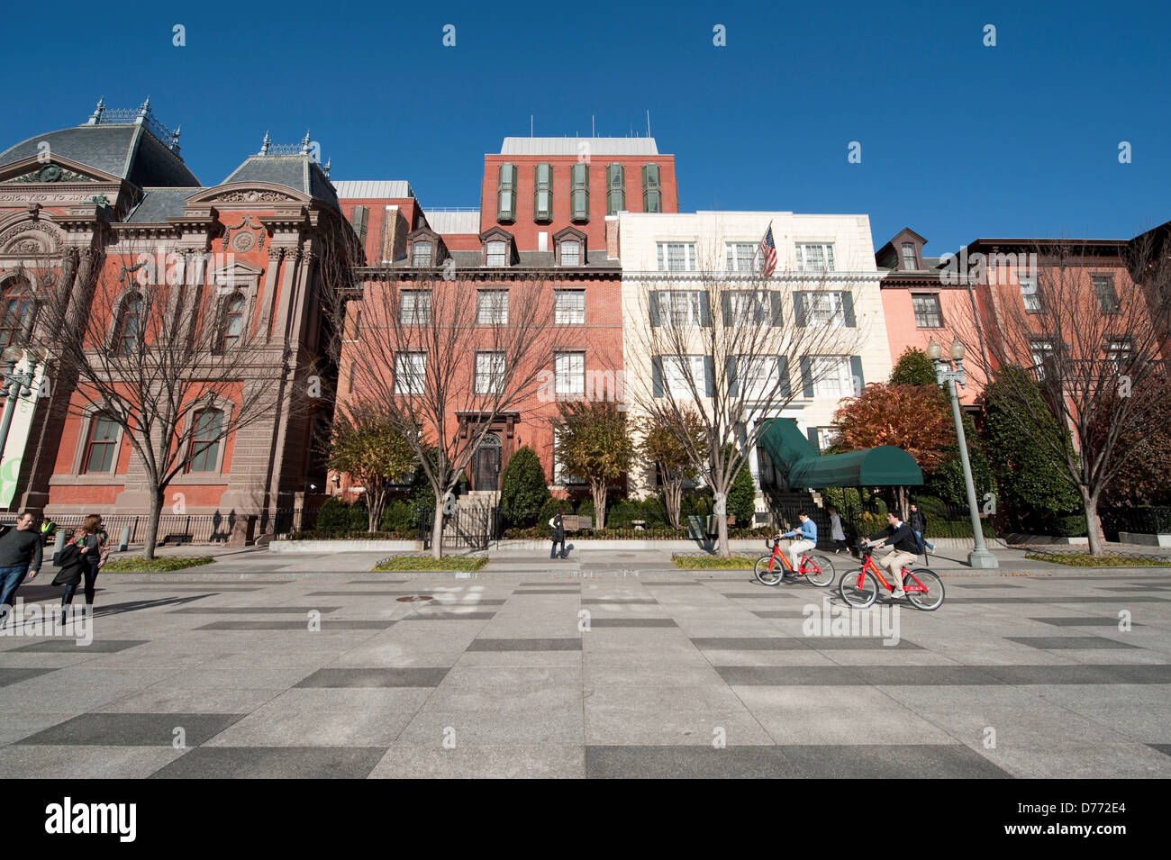 Il Blair House in Pennsylvania Avenue NW, Washington DC, Stati Uniti d'America. È stato ufficiale guest house Foto Stock