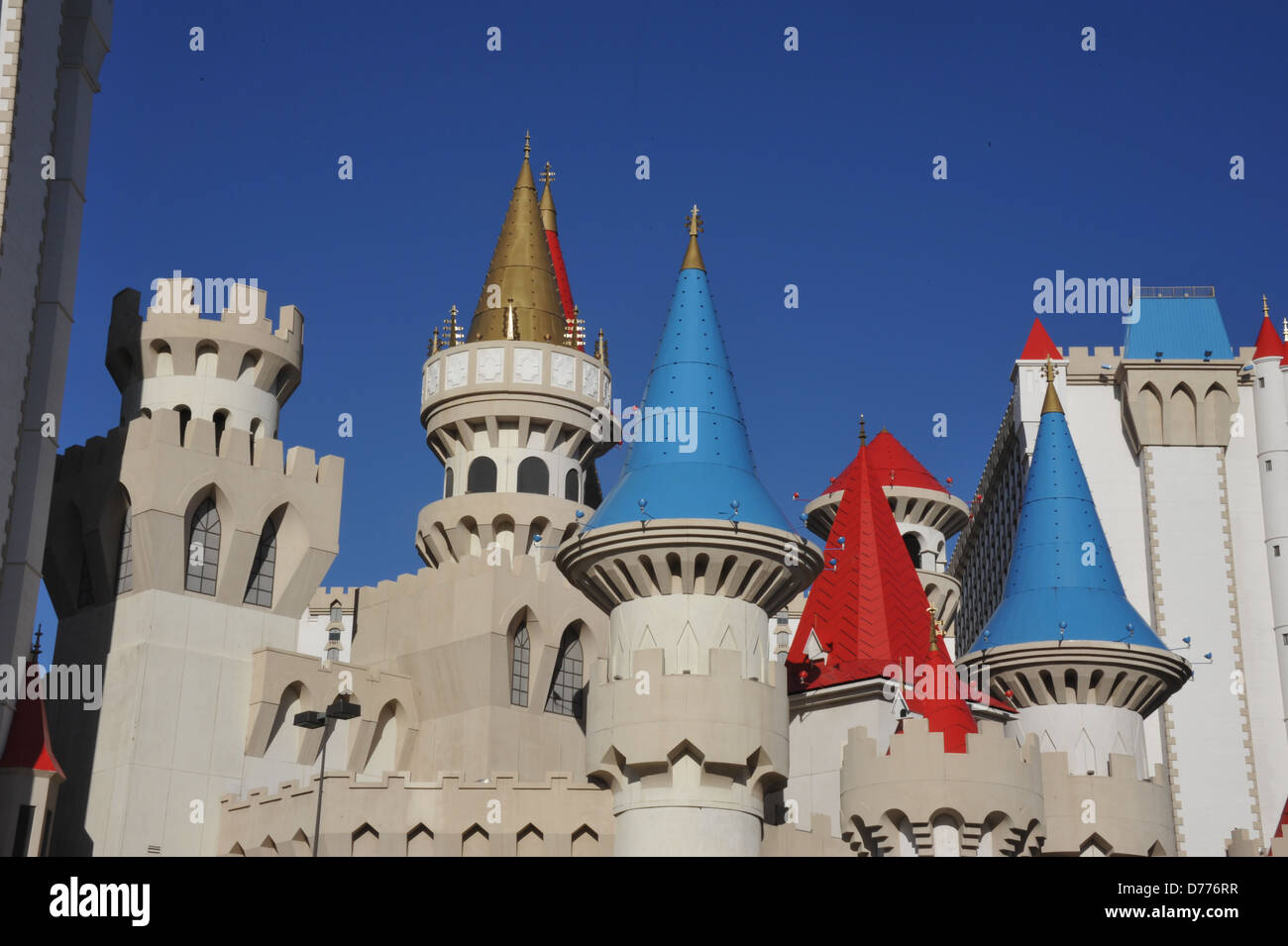 Excalibur hotel in Las Vegas. Foto Stock