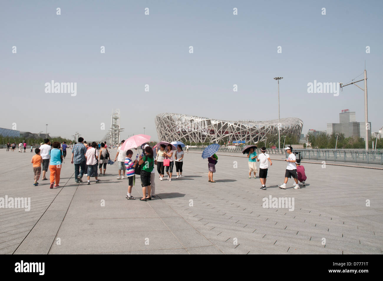 Stadio Nazionale di Pechino a Pechino, Cina Foto Stock