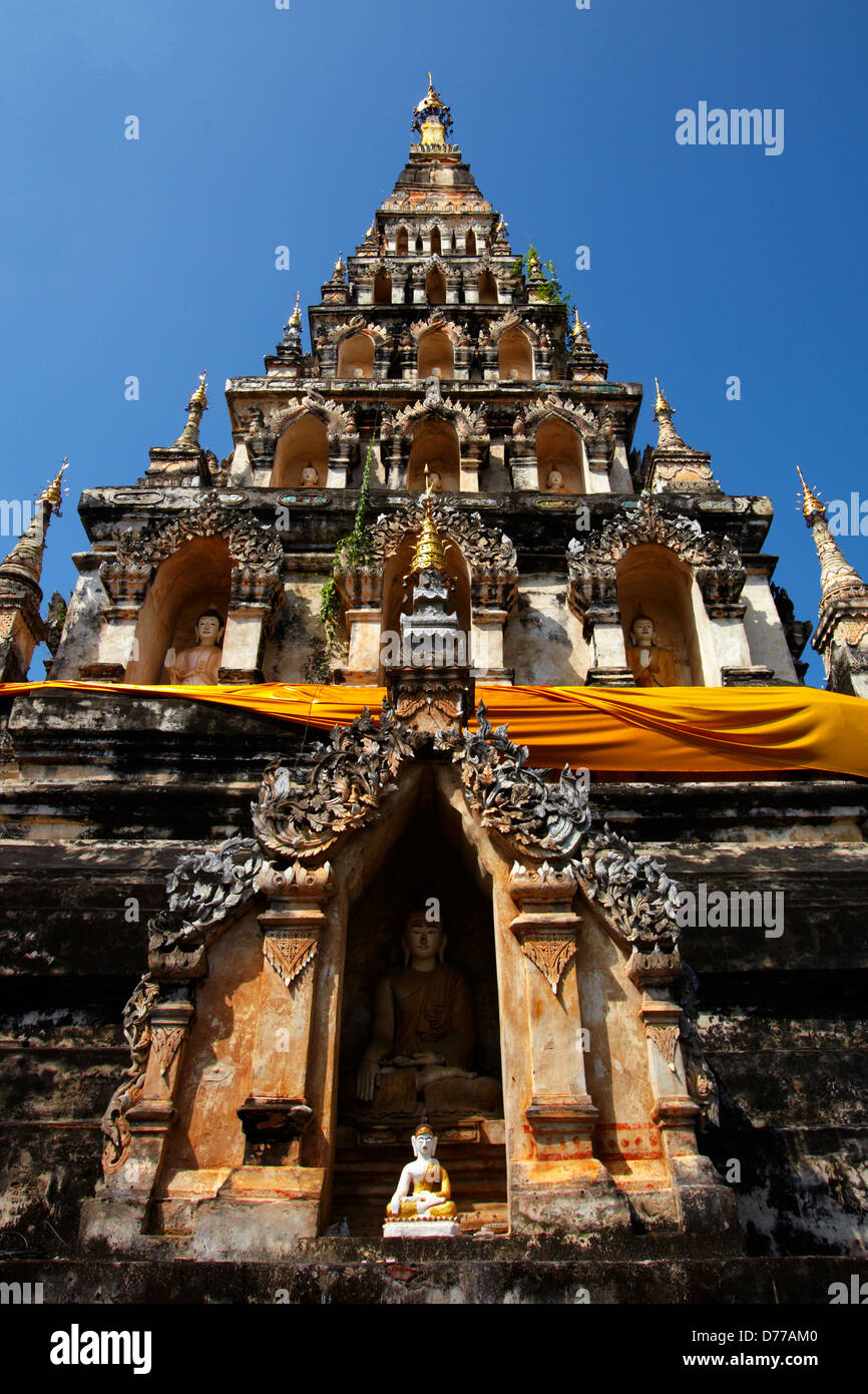 Thailandia Wiang Kum Kam città Chedi Liam Tempio tempio fu costruito c.1287 rimase in uso durante i primi anni di Lan Na periodo dopo la nuova città Foto Stock