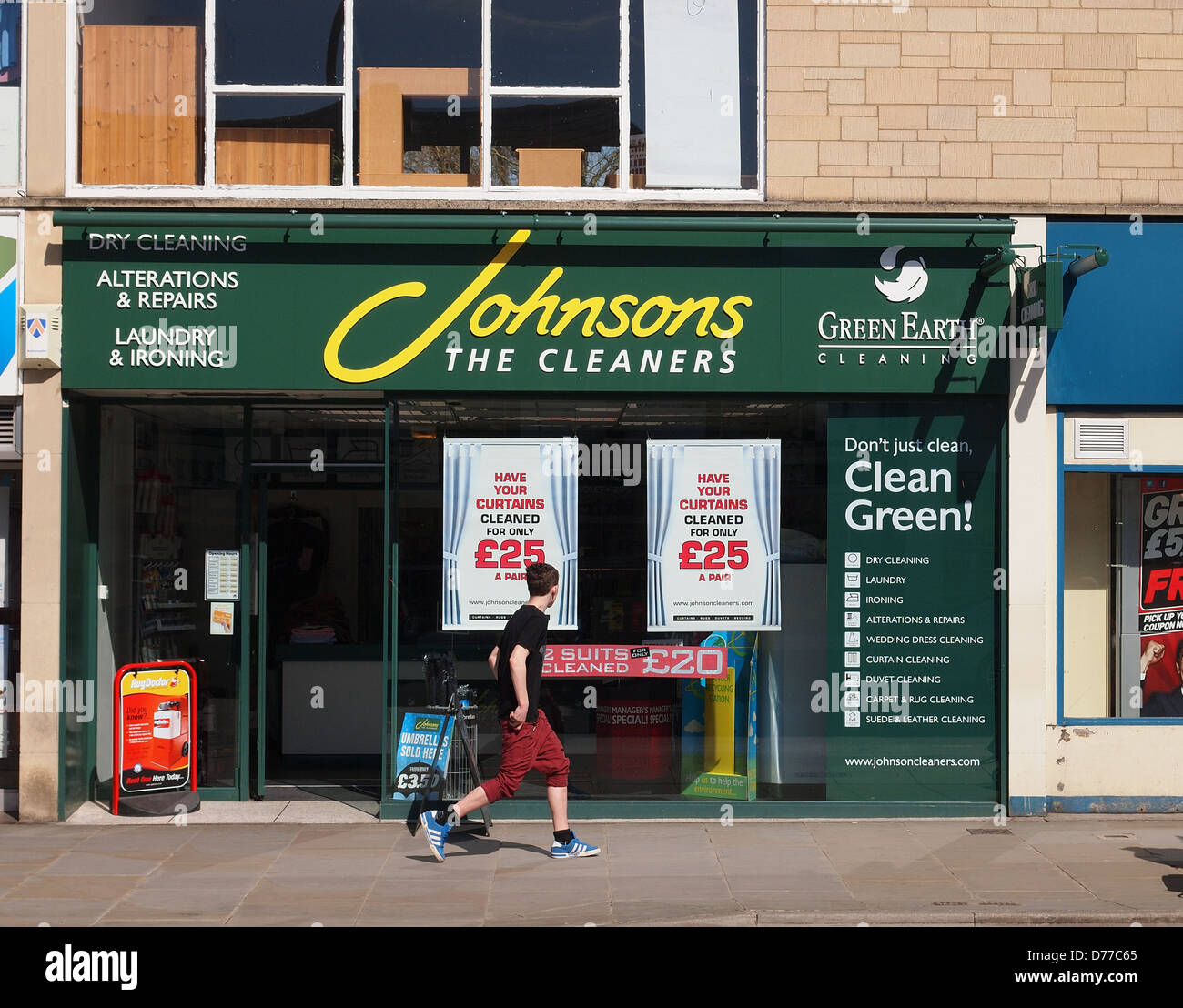 La Johnsons i pulitori Chippenham Foto Stock