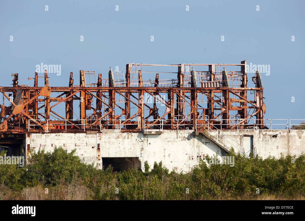 Rimane il Launch Complex 14 Cape Canaveral Air Force Station Cape Canaveral Florida USA Foto Stock