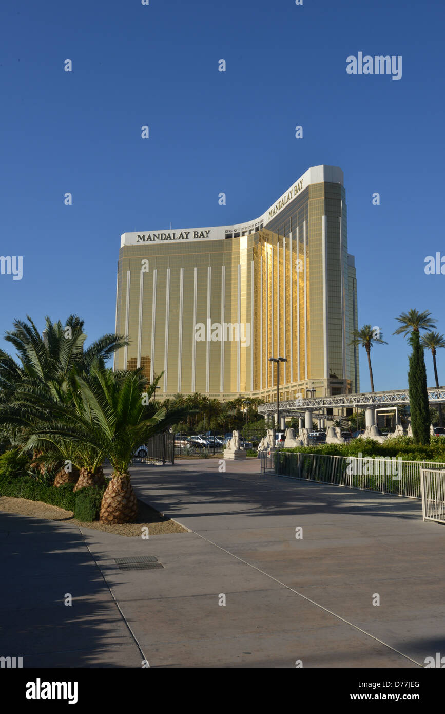 Mandalay Bay hotel di Las Vegas. Foto Stock