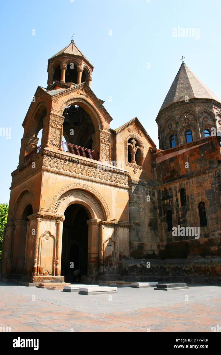 Mother Cathedral of Holy Etchmiadzin, una delle chiese più antiche del mondo Foto Stock