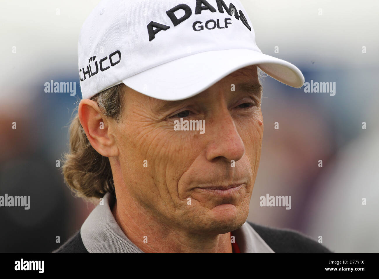 Bernhard Langer 2011 finale aperto giorno di pratica presso il Royal St George Corso in Sandwich Kent, Inghilterra - 13.07.11 Foto Stock