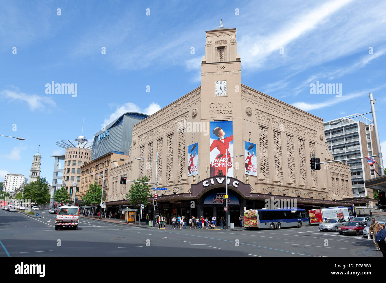 Teatro civico di Auckland, Nuova Zelanda Foto Stock