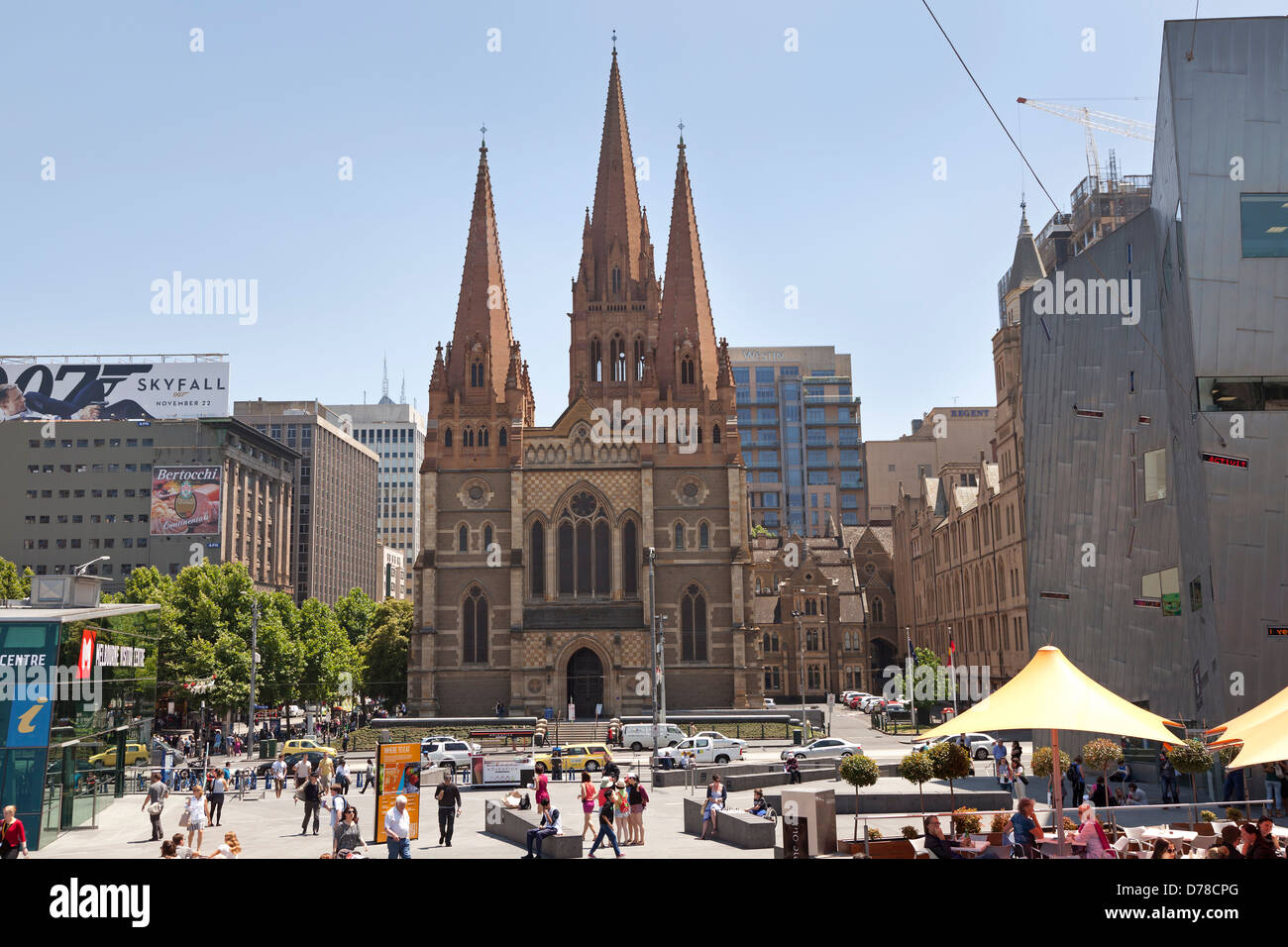 St Pauls Cathedral Melbourne, Australia Foto Stock