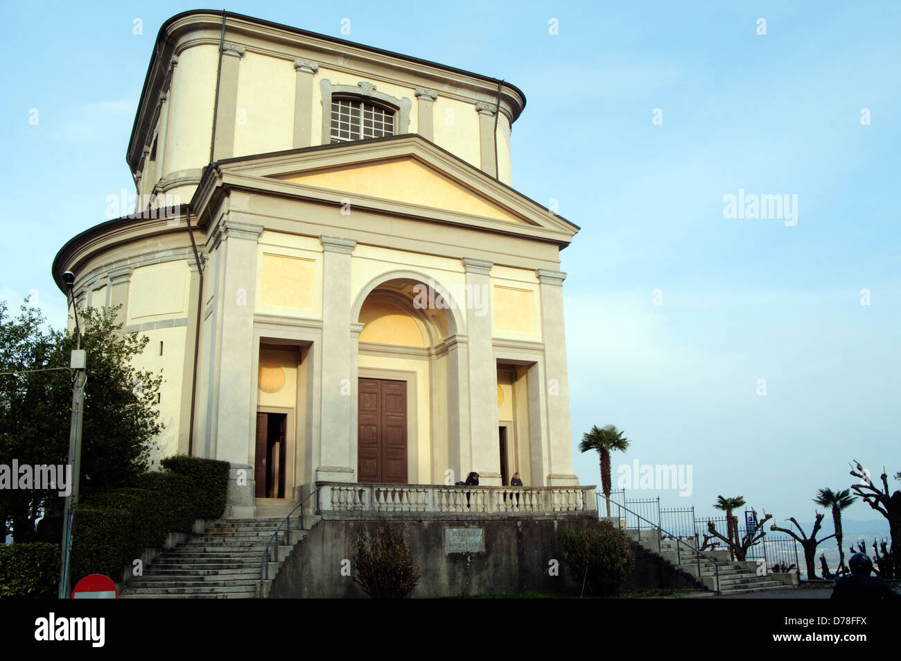 L'Italia, Piemonte, Arona, San Carlo Borromeo Chiesa Foto Stock
