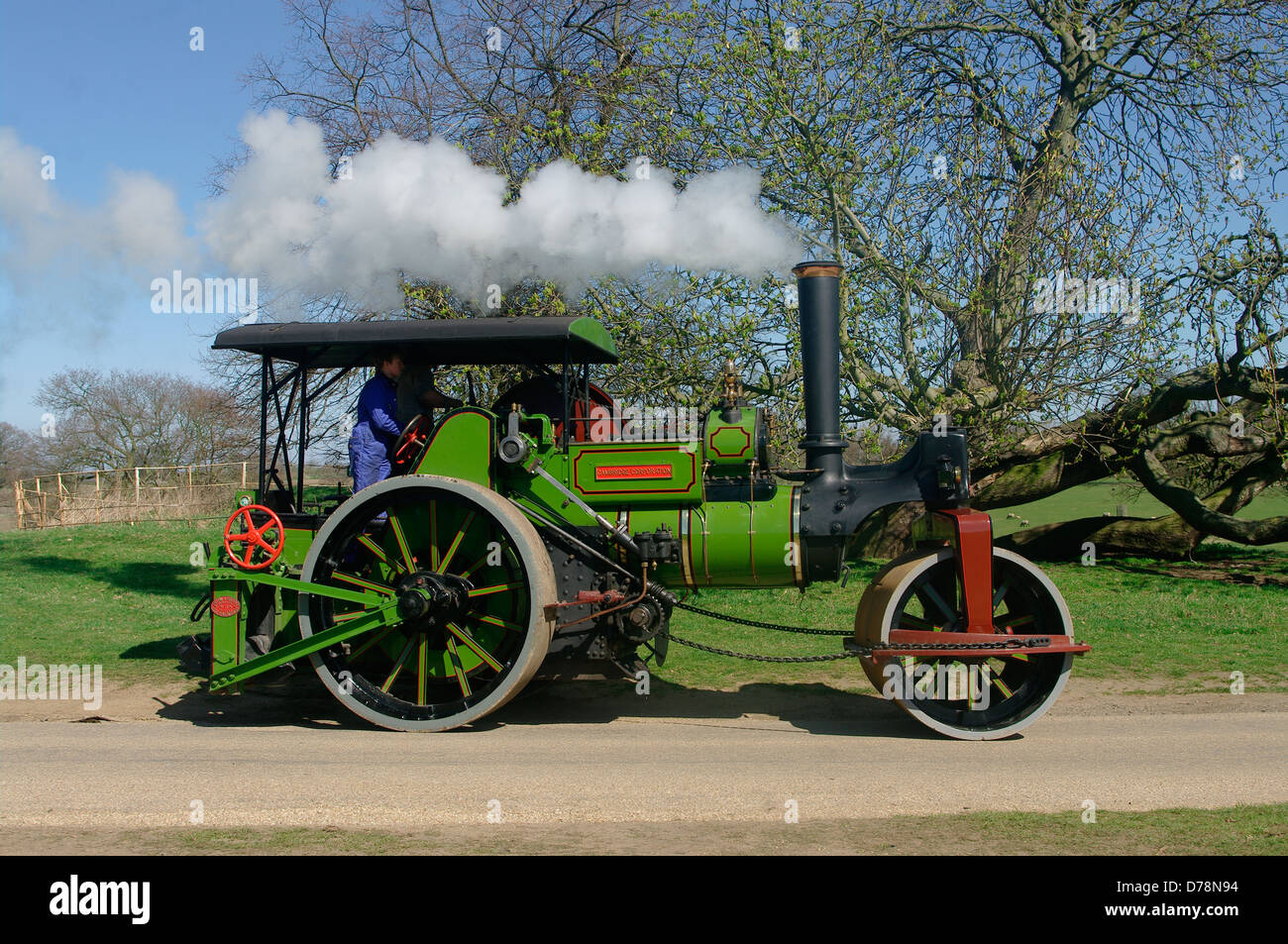 Aveling & Porter rullo di vapore Foto Stock