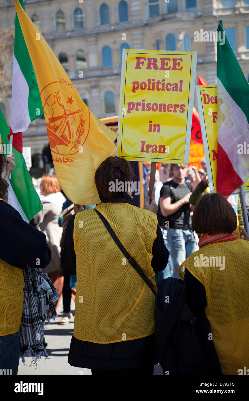 Giorno di maggio Rally 1 Maggio 2013 - London REGNO UNITO Foto Stock