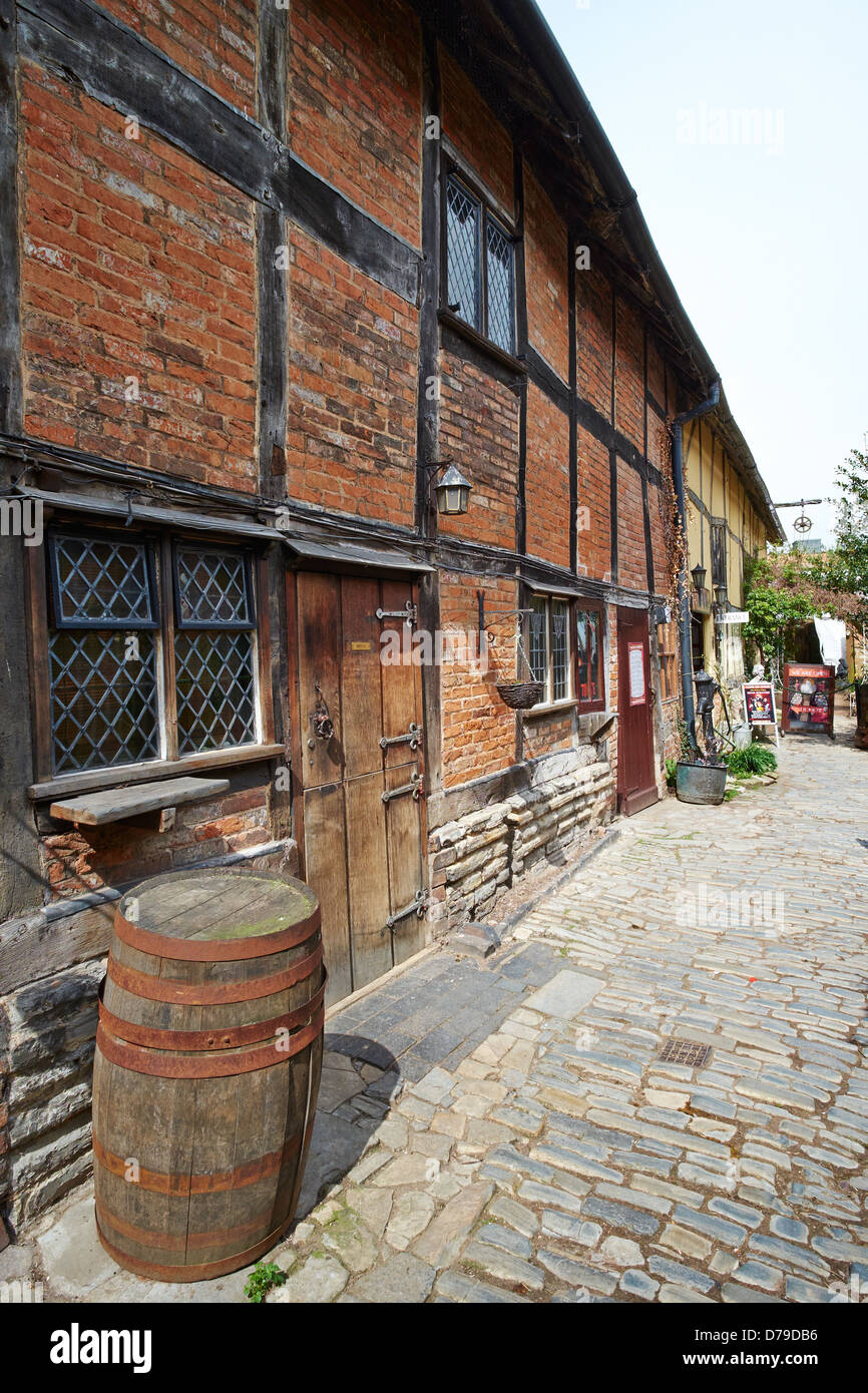 Falstaff esperienza mondo Tudor Sheep Street Stratford Upon Avon Warwickshire, Regno Unito Foto Stock