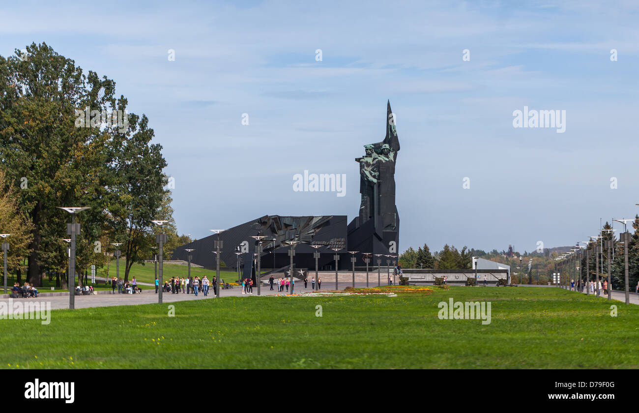 Vista di Donetsk (Ucraina) Foto Stock