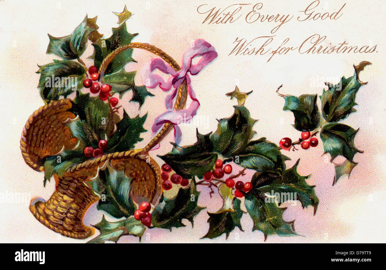 Con i migliori auguri per il Natale Foto Stock