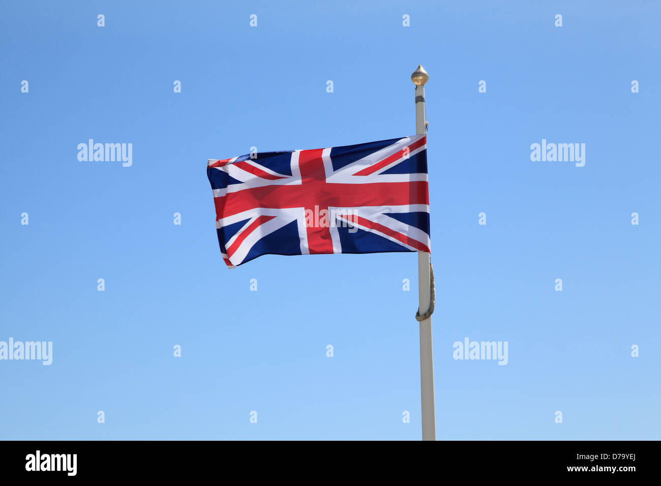 Union Jack Flag, Inghilterra, Gran Bretagna, UK, GB Foto Stock