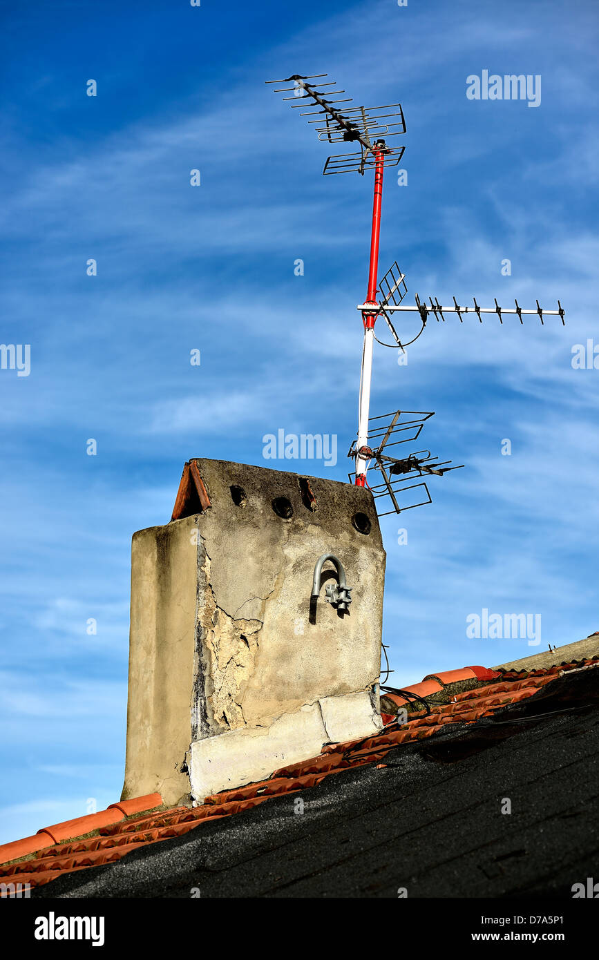 Antenna Tetto Auto Con Base E Guarnizione Per Renault Clio, Megane, Kangoo, Laguna, Scenic, Espace, Master - Asta 44 Cm, Cavo 2 M