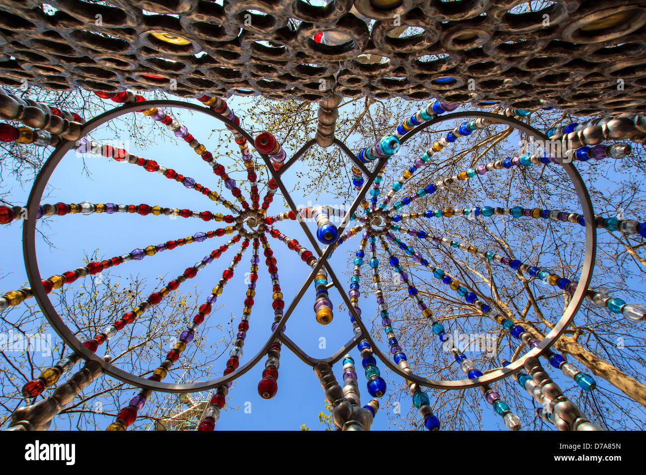 Palais Royal subway ingresso, Place Colette, Parigi, Francia Foto Stock