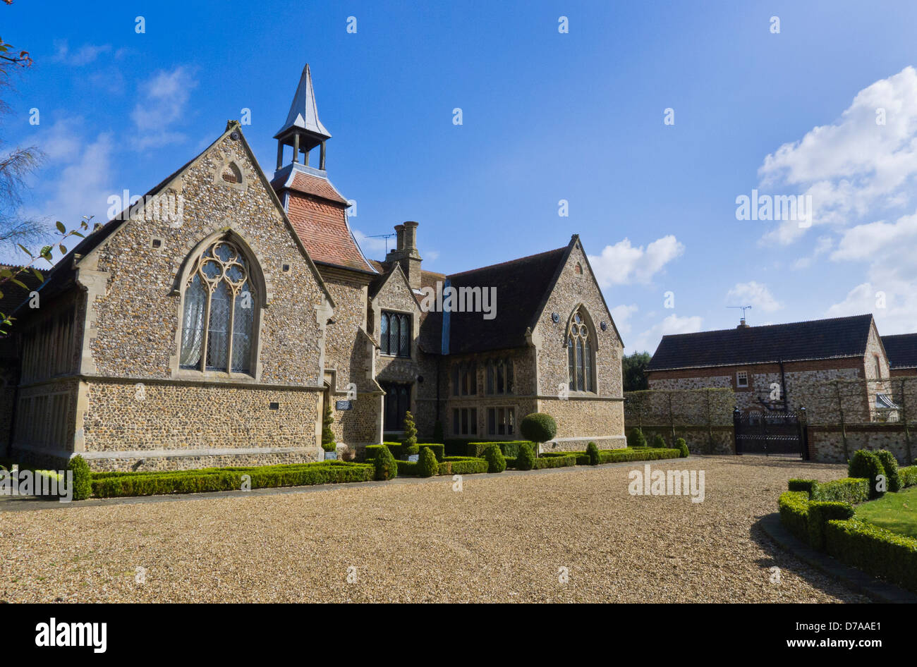 La Old School House, Thornham, Norfolk, Inghilterra. Foto Stock