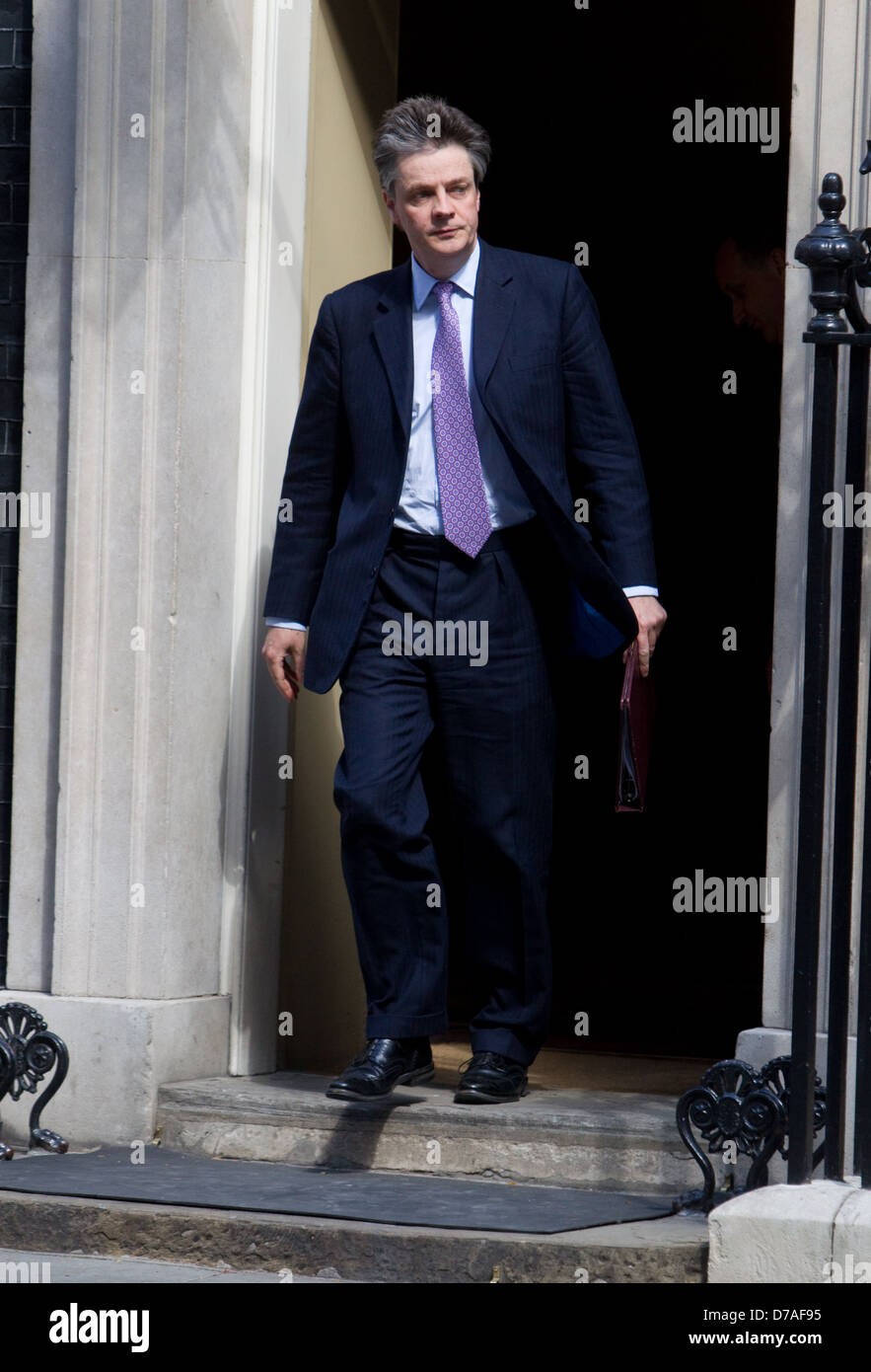 Signore Hill,Leader dei signori,lascia la riunione del gabinetto,Downing Street,Londra Foto Stock