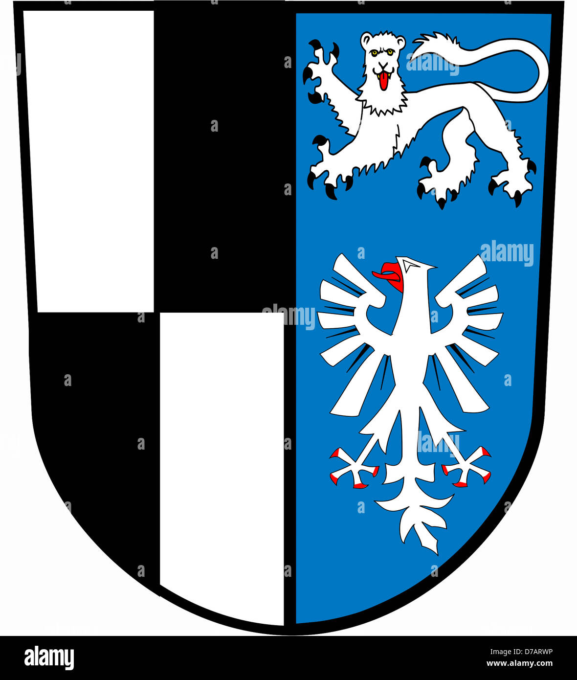 Stemma della città tedesca Kulmbach in Baviera. Foto Stock