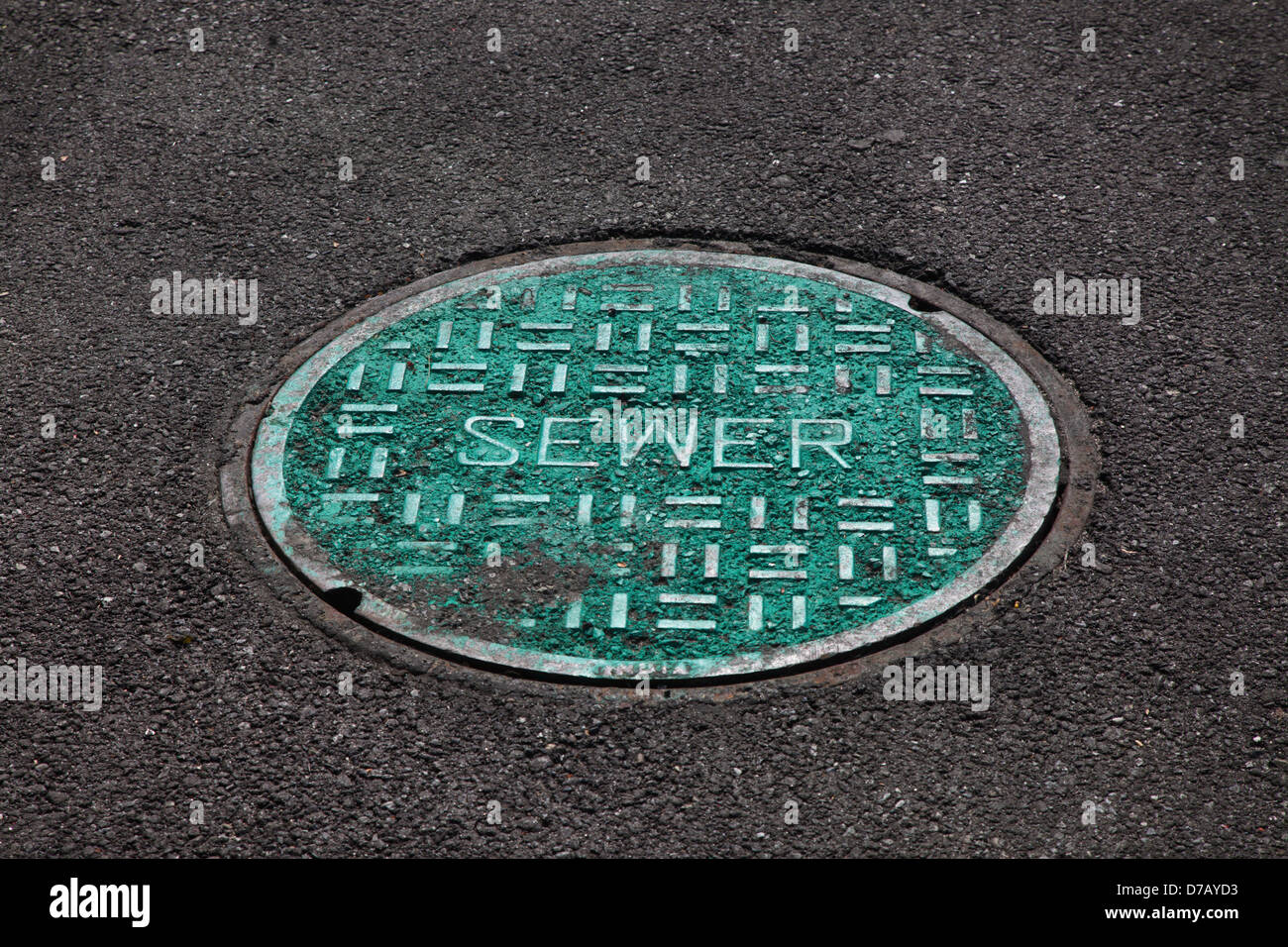 Fognature chiusino; Parsippany, New Jersey, Stati Uniti d'America Foto Stock