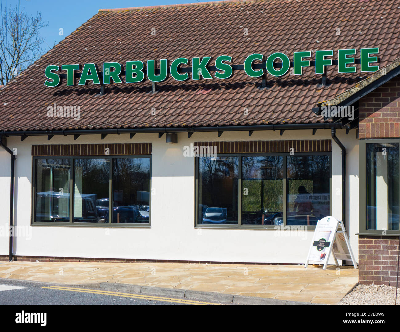 Starbucks Coffee outlet Foto Stock